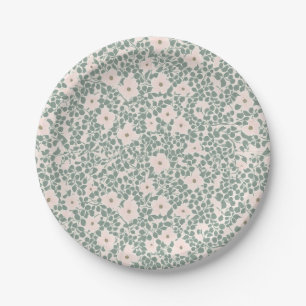 Hippie Boho Floral Papieren Bordje
