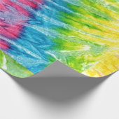 Hippie Boho Stropdas-Dye Cadeaupapier (Hoek)