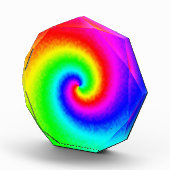 Hippie Boho Tie Dye Psychedelic Twirl Fotoblokken (Rechts)