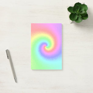 Hippie Boho Tie Dye Psychedelic Twirl Post-it® Notes