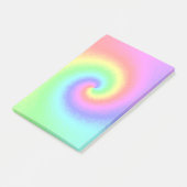  Hippie Boho Tie Dye Psychedelic Twirl Post-it® Notes (Schuin)
