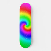  Hippie Boho Tie Dye Psychedelic Twirl Skateboard (Voorkant)