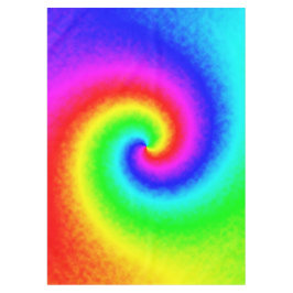  Hippie Boho Tie Dye Psychedelic Twirl Tafelkleed