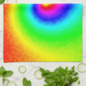 Hippie Boho Tie Dye Psychedelic Twirl Theedoek (Gevouwen)