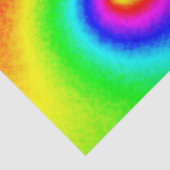 Hippie Boho Tie Dye Psychedelic Twirl Tissuepapier (Detail)