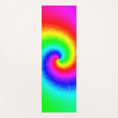  Hippie Boho Tie Dye Psychedelic Twirl Yogamat (Voorkant)