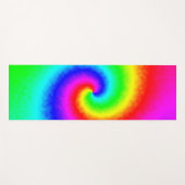  Hippie Boho Tie Dye Psychedelic Twirl Yogamat (Voorkant (horizontaal))