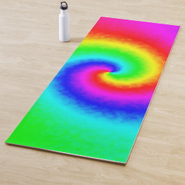  Hippie Boho Tie Dye Psychedelic Twirl Yogamat