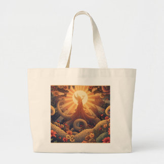 Hippie boodschappentas grote tote bag