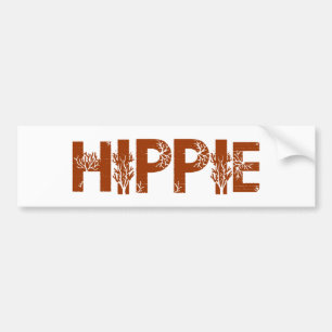Hippie Bumpersticker