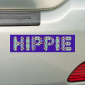 HIPPIE BUMPERSTICKER (Op auto)