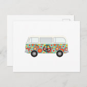 Hippie Bus Briefkaart (Voorkant / Achterkant)