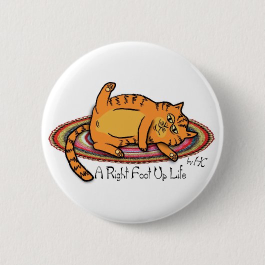 Hippie Chick Button (Voorkant)