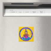 Hippie Chick Magneet (Insitu (Vaatwasser))