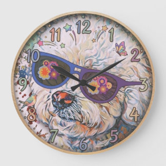 Hippie 'Chon de Bichon Grote Klok