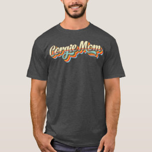 Hippie Corgi Moeder 70s Pembroke Welsh Retro Stijl T-shirt