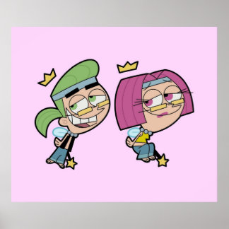 Hippie Cosmo en Wanda Poster