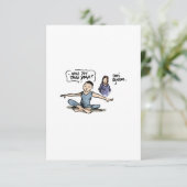 'Hippie-cratic' Funny Cancer Kaart (Staand voorkant)