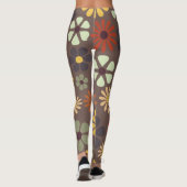 Hippie Daisies Leggings rétro (Dos)