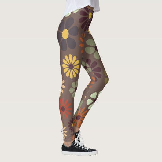 Hippie Daisies Leggings rétro (Droite)