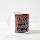 hippie des tasses d'abrégé sur coeur (Devant gauche)