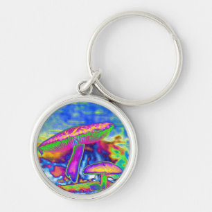 Hippie Dippie Trippy 'Shrooms Sleutelhanger