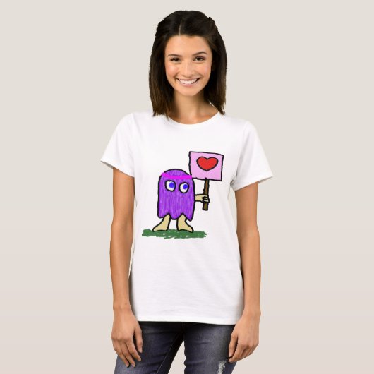 Hippie Dippy Love T-shirt (Voorkant volledig)
