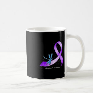 Hippie Dragonfly Paarse Ribbon Heimers Bewustzijn Koffiemok