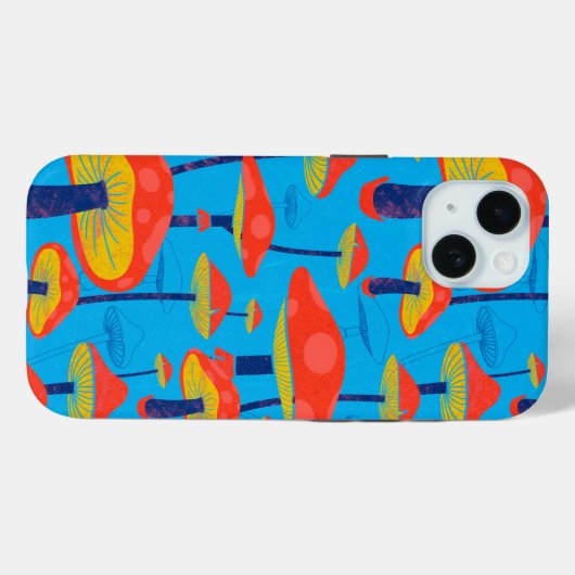 Hippie dromerige retro vibe betoverende paddenstoe Case-Mate iPhone case (Achterkant (horizontaal))