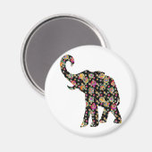 Hippie Elephant Magneet (Voorkant / Achterkant)