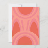 Hippie Feestdagen Kerstresten Van Party Kaart (Achterkant)