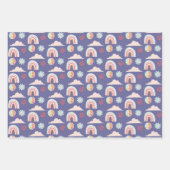 Hippie fête d'anniversaire Peri envelopper feuille (Devant 3)