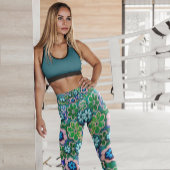 Hippie Floating Floral patterned | LEGGINGS