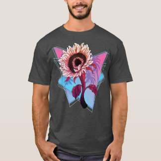 Hippie Flower 90's Vaporwave Gardener Sunshine Sun T-shirt