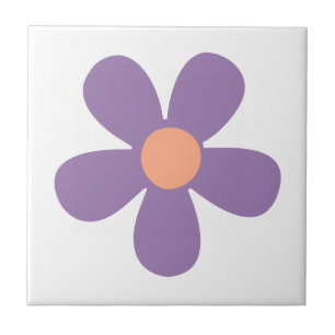 Hippie Flower Tile Tegeltje