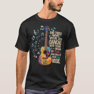 Hippie Gitaar En Zij Die Vredig Dansend Werden Gez T-shirt