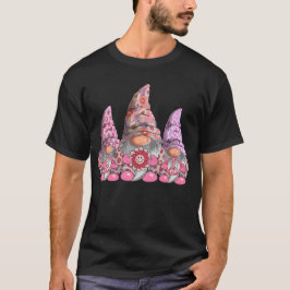 Hippie Gnomes Groovy Flower Funny Retro Gnome T-shirt