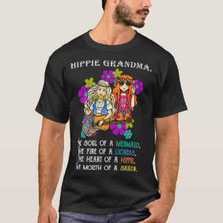 Hippie Grandma Mimi Nana Free Spirited Gypsie Hipp T-shirt