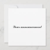 hippie groovy liefde aankondiging (Achterkant)