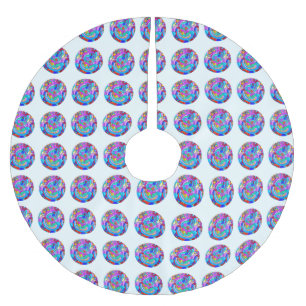 hippie groovy liefdeskringen kerstboom rok