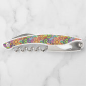 Hippie Groovy Techno Psychedelic Thunder_Cove Kurkentrekker (Achterkant)