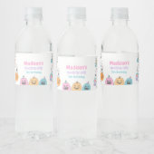 Hippie Halloween Ghost Waterfles Etiket (Flessen)