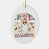 Hippie Halloween Keramisch Ornament (Rechts)