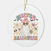 Hippie Halloween Keramisch Ornament (Links)