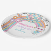 Hippie Halloween  Papieren Bordje (Gekanteld)