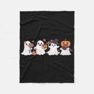 Hippie Halloween Schattig Geest Boo Spokerig Seizo Fleece Deken
