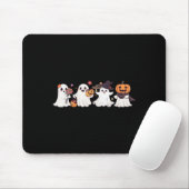 Hippie Halloween Schattigee Ghost Boo Spooky Seizo Muismat (Met muis)