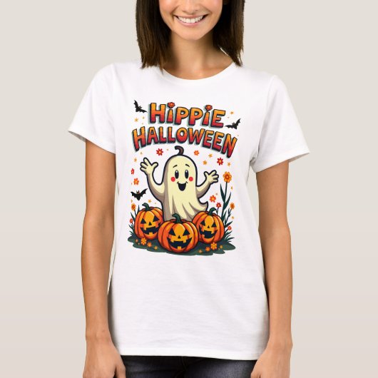 Hippie Halloween T-shirt (Voorkant)