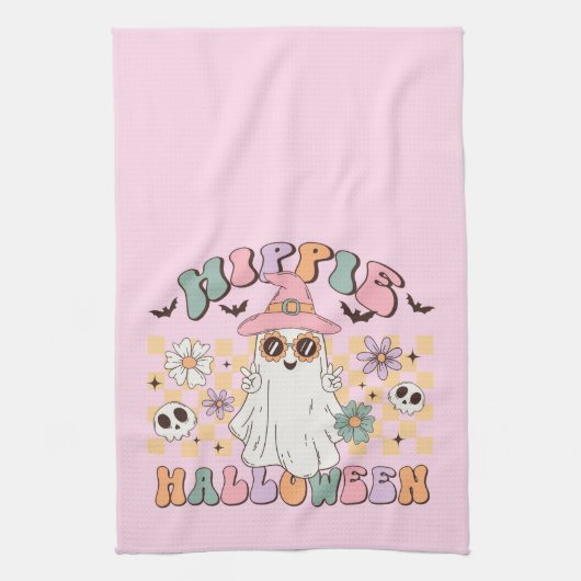 Hippie Halloween Theedoek (Verticaal)