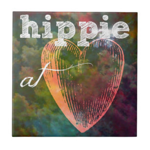 Hippie Heart Tegeltje